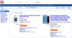 Desktop Screenshot of medical-books.medindia.com